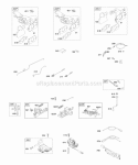 Controls Flywheel Brake Governor Spring Ignition Diagram and Parts List for 12S602-0015-F1  Briggs and Stratton Engine